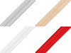 Bordo elasticizzato plissettato, larghezza: 16 mm