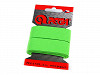 Gumipertli / gumiszalag kártyán szélessége 20 mm színes 