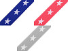 Elastico con stampa, motivo: stelle, larghezza: 20 mm