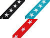 Cinta elástica estampada, ancho 20 mm Estrellas