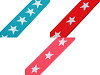 Elastico con stampa, motivo: stelle, larghezza: 20 mm