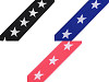 Elastico con stampa, motivo: stelle, larghezza: 20 mm