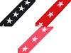 Elastico con stampa, motivo: stelle, larghezza: 20 mm