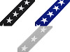 Elastico con stampa, motivo: stelle, larghezza: 20 mm