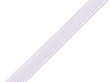 Cinta elástica plana, ancho 10 mm