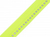 Fold Over Elastic with metallic dots, width 22 mm