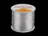 Filo di nylon elastico trasparente, dimensioni: Ø 0,5 e 0,6 mm