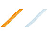 Gummiband verziert, Breite 13 mm