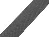 Elastic with twill pattern for belts and suspenders, width 40 mm