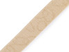 Shoulder elastic with a satin pattern, width 18 mm