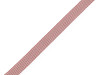 Shoulder strap with grosgrain pattern, width 10 mm