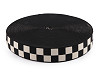 Soft Elastic, checkered, width 35 mm