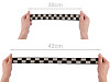 Soft Elastic, checkered, width 35 mm