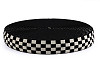 Soft Elastic, checkered, width 30 mm