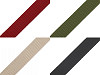 Fettuccia / strap in polipropilene, larghezza: 25 mm, spessore: 1 mm