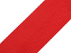 Smooth Double-sided Webbing Strap with Shine, width 50 mm