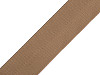 Smooth Double-sided Webbing Strap with Shine, width 50 mm