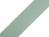 Smooth Double-sided Webbing Strap with Shine, width 50 mm