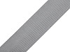 Smooth Double-sided Webbing Strap with Shine, width 50 mm