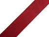 Smooth Double-sided Webbing Strap with Shine, width 38 mm