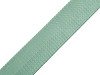 Smooth Double-sided Webbing Strap with Shine, width 38 mm