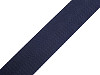 Smooth Double-sided Webbing Strap with Shine, width 38 mm