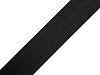 Smooth Double-sided Webbing Strap with Shine, width 38 mm