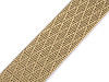 Double-sided Webbing Strap with Shine, width 38 mm