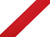 Smooth Double-sided Webbing Strap with shine, width 25 mm