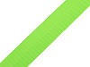 Smooth Double-sided Webbing Strap with shine, width 25 mm