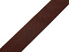 Smooth Double-sided Webbing Strap with shine, width 25 mm