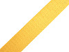 Smooth Double-sided Webbing Strap with shine, width 25 mm