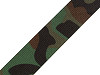 Double-sided camouflage webbing strap, width 32 mm