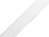 Smooth double-sided webbing strap with gloss, width 25 mm 