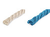 Cordón/cuerda de algodón trenzado Ø12 mm, para macramé