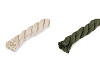 Cordón/cuerda de algodón trenzado Ø12 mm, para macramé