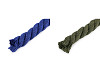 Cordón/cuerda de algodón trenzado Ø12 mm, para macramé