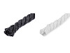 Cordón/cuerda de algodón trenzado Ø12 mm, para macramé