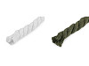 Cordón/cuerda de algodón trenzado Ø12 mm, para macramé