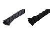Cordón/cuerda de algodón trenzado Ø12, largo 10 m, para macramé