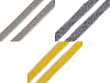 Cordon en coton plat, largeur 10 mm