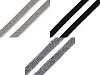 Cordon en coton plat, largeur 10 mm