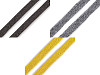 Cordoncino in cotone piatto, larghezza: 10 mm