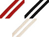 Cordon en coton plat, largeur 10 mm