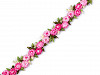 Emboidered 3D Flower Braid Trimming width 15 mm
