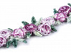 Taśma odzieżowa dekoracyjna kwiaty 3D szerokość 15 mm