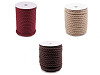 Corda / Cordoncino, in cotone intrecciato, dimensioni: Ø 8 mm, macramè