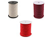 Cordón/cuerda de algodón trenzado Ø8 mm, para macramé