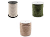 Bavlněná šňůra kroucená Ø8 mm macrame
