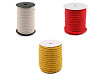 Cordón/cuerda de algodón trenzado Ø8 mm, para macramé
